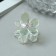 Hair crab "Avanti" (set 6 pcs) Flower, 2.2 cm, transparent