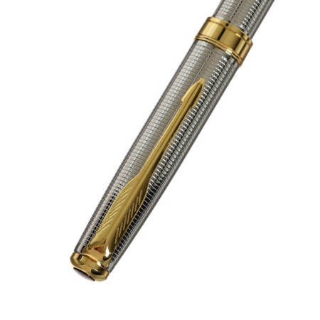 Gift handle, in the leatherette case, rotary, PB S, silver/gold housing-3
