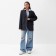 Women's jacket with a cut on the back mist size Xs/s, dark gray color