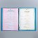 Feast for family documents "Cat" Blue color, 4 sets of documents, 19 pockets