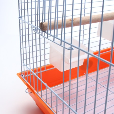 BD-3/1O bird cage, opening roof, 47.5 x 37 x 70 cm, orange-11