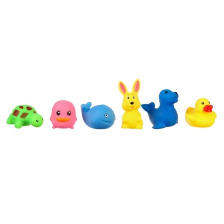A set of rubber toys for the bath "Babies", with a squeak, 12 pcs, crumb I-4