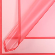 Matte Front Flower Film, red, 57 x 57 cm