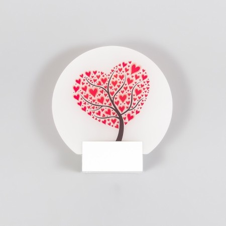 Sconces "Tree of Love" LED 6W 4000k white 19.5x6x19.5 cm-1
