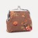 Women's wallet on the farmar, brown color