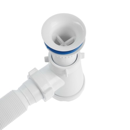 Siphon for the ORIO AB-71059 shell, with a plastic release, 1 1/4 "x40 mm, with corrugated 40x40/50 mm 1042469-1
