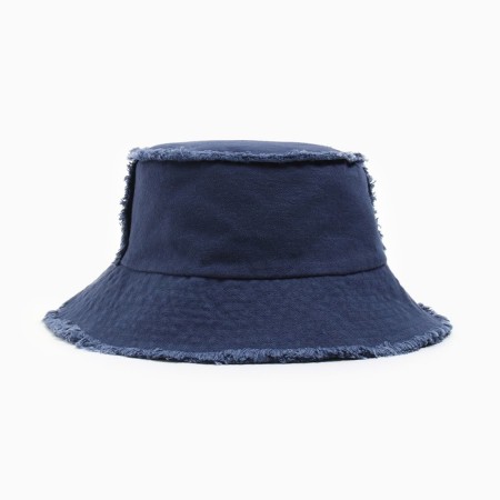 Panama Denim with raw edges Minaku Blue color, size 56-58