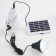 Camping battery flashlight, 2 pcs 10 watts and 2 watts, 1800 mAh, IP64, solar battery