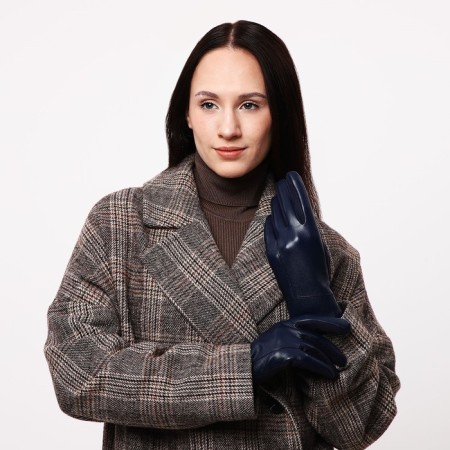 Gloves are female, dimensionless, without insulation, blue color-3