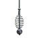 The feeder is twisted with an anti -splash, straight, 25 cm, 31 g