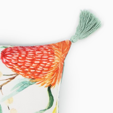Decorative pillowcase with brushes Ethel Green 45x45 cm, polyester-1