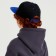 Basebolk with a direct visor for the boy Minaku, size 56, black/blue color
