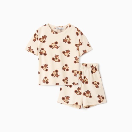 Pajama nursery (T-shirt and shorts) KAFTAN Cheburashka R.30 (98-104)