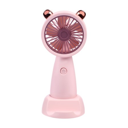 Gift set fan and umbrella, pink-6