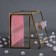 Organizer for storage "Crystal", with a lid, glass, 1 section, 17 × 11.5 × 10 cm, the color is transparent/copper/pink
