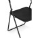 Fold plastic stool, metal/plastic, black 43x46x81 cm