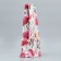 Gift package for a bottle, packaging, "flowers", 36 x 13 x 10 cm