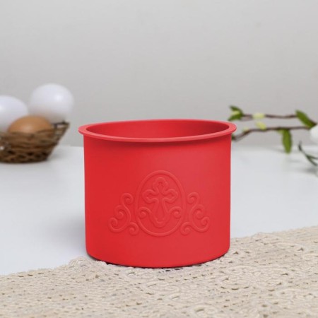 A set of silicone forms for baking "HB" red, 3 pcs.-1