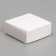 Box for jewelry, packaging, “white”, 7.5 x 7.5 x 3 cm