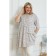 Women's tunic, size 58, white color