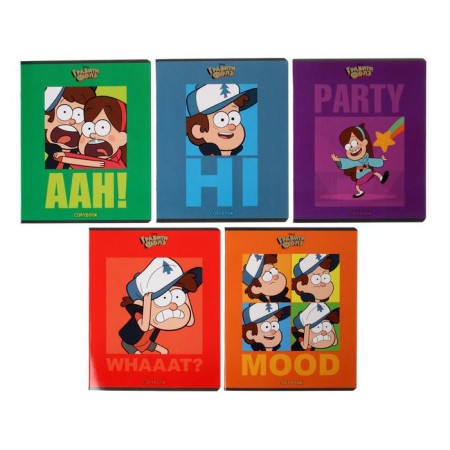 Notebook of 48 sheets in the gravity farm cage, cover coated cardboard, offset block, mix