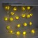 Garland “thread” 5 m with nozzles “yellow roses”, ip20, transparent thread, 20 LED, glow warm white, 220 V