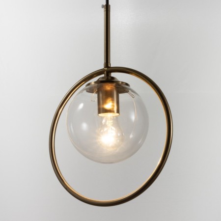 Lamp Bayerlux "Crystalik" 1HE14 40W gold 25x30-130 cm.-2
