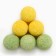 Gift set of cosmetics “Bright holiday!”, Bath bombs 6 x 20 g, aroma apple punch, pure happiness