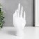 Souvenir Polystone stand for jewelry "Hand" White 16.5x8 cm
