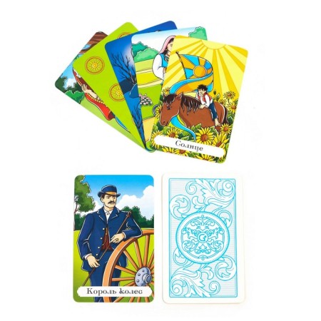 Gadal cards Gift cards "Tarot Gypsy", 78 cards, 7.1 x 11.6 cm, with instructions-1