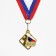 Prize medal 191, D = 4 cm. 1 place. Color gold. With a ribbon
