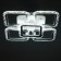 Luer with PDD 10018/5wt LED 90W 3000-6000K Dimmer white 38x38 cm Bayerlux