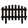Decorative fence, 35 × 210 cm, 5 sections, plastic, brown, RENESSANS, GREENGO