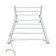 The electric heated towel “Sanprise” Aurora P6, 400x600 mm, left, white