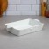 Veronica baking form, 3 l, white, porcelain, Iran