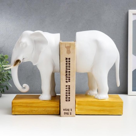 Book holder "White Elephant" set of 2 pcs 35x11x25 cm