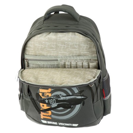 Bruno VisConti Bruno VisConti backpack, 40 x 30 x 19 cm, ergonomic back, pencil case as a gift-10