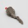 A toy for cats "Gray Mouse" with a muzzle of sisal, 8 cm