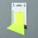 Film spatula 12 × 9.5 cm, yellow