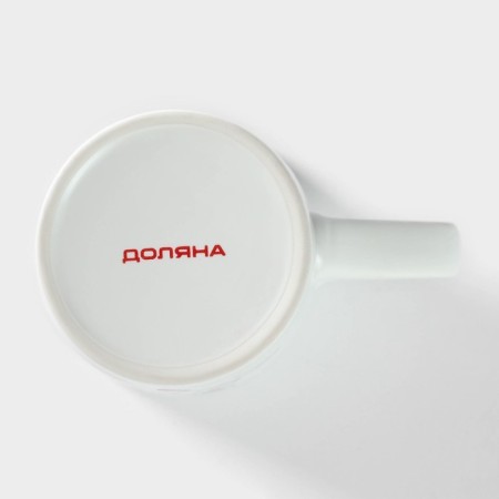 Porcelain share mug "Hell of a hare", 380 ml, white color-3