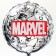Airy ball "Marvel", 16 inch, foil, avengers