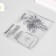 Stamp for creativity "Bank with flowers" 17x21.5x0.3 cm