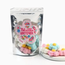 Marshmallow in the form of a flower 