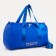Female sports bag with zipper, blue color
