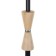 Taleser "Prince" with a table 1x15W E27 Model: BR 01042 Black/Transparent