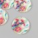 Decor for creativity wood "Circle. Blooming thistle" d = 3 cm