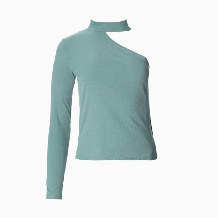 Female jumper, olive color, size 44-7