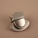 Bag -clamp, matte, 5.5 × 5.5 cm, pearl silver color