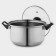 A stainless steel pan “Black Night”, 3 l, with a lid