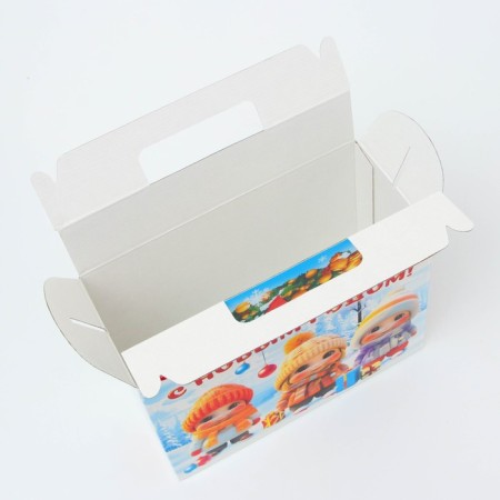 New Year. Gift box New Year's suitcase "kids" with animation 23 x 10 x 16.5 cm.-3